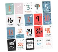 ibasenice 20pezzi Biglietti Mensili Per Fotografie Di Carte Di Per Anno Accessori Per Foto e Decorazioni Memoria