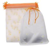 ibasenice 20pezzi Borsa Portaoggetti Portatile in Pvc Trasparente Cerniera in Custodia Per Indumenti e Trapunte Adatta Per Casa Armadio Viaggio Di Lavoro o Universitario