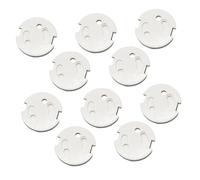 ibasenice 20pezzi Copripresa Sicuro Per Ragazzo Ragazza Tappi Per Presa Elettrica Francese Protezione Per La Sicurezza Dei Ragazzo Ragazza Facile Da Applicare e Resistente