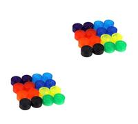 ibasenice 20pezzi Pz Tappi Colorati Per Pedali Chitarra Protezione Antiscivolo Per Footswitch Copertura Per Effetti Musicali Estensione Della Vita Del Pedale Casuali