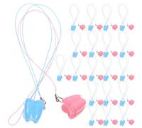 ibasenice 20pezzi Scatolina Porta-denti Per Dentini Da Latte Custodia Per Denti Persi Ragazzo Ragazza Ragazza Scatola Ricordo Denti Ragazzo