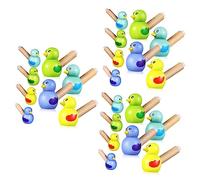 ibasenice 24 Pz fischio carta da parati autoadesiva strumento musicale giocattolo giocattoli per bambini fischietti in legno per bambini fischietto per bambini animale clacson pvc