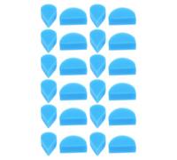 ibasenice 24 spugnette per Il Trucco del Viso, a Forma semicircolare e a Goccia, per Trucco Viso, spugnette per Pittura per Adulti, Decorazioni Natalizie, Crema, correttore, Blu
