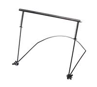 ibasenice 24fori Supporto in Metallo Portachiave Da Collo Professionale Resistente e Leggero Per Suonare Chitarra Folk e Cantare