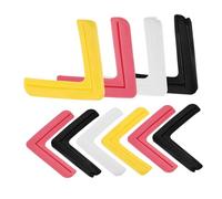 ibasenice 24pezzi Protezioni Angolari Per Mobili Paraspigoli Sicuri Per Protezione Resistente Per Superfici Lisce e Pulite Colore Casual Per Casa e Ufficio