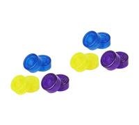 ibasenice 24pezzi Tappini Antiscivolo Colorati Per Pedali Effetto Chitarra Da Protezione Completa Per Footswitch Superficie Aumentata Per Maggiore Comfort e Stabilità
