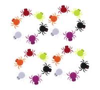 ibasenice 24pezzi Toppe Ricamate Forma Ragno in Forniture per Creazione Gioielli e Decorazioni per Interni Ed Esterni Accessori per e Zaini per Progetti Creativi e attività Halloween