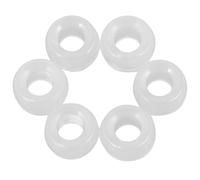 ibasenice 250 Perline UV Reattive Cambia Colore in Plastica Bianco, per Gioielli Creativi e Attività Educative sulla Consapevolezza UV