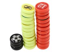 ibasenice 27 Pezzi Elementi Di Ricambio Per Lavagna Allenamento Calcio Piccoli Dischetti Magnetici Per Bacheca Calamite Accessori Calciatori Magnetici Per Coaching Board