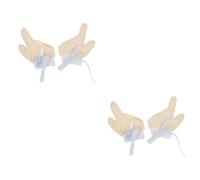 ibasenice 2paia Guanti Antigraffio Per Ragazzo Ragazza Da Comodi e Sicuri Per Smettere Di Succhiare Dito Design Ergonomico e Texture Variegate Per Giocare e Scrivere Senza Graffi