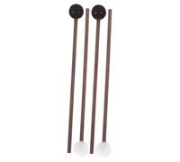 ibasenice 2paia Small Rubber Drumsticks for Steel Tongue Drum Lightweight Mallets for Percussion Instruments