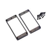 ibasenice 2pezzi Anello Di Montaggio Humbucker Per Chitarra Elettrica Accessorio in Metallo Base Piatta Sostituzione Per Pickup Danneggiato o Vecchio Telaio Per Chitarra