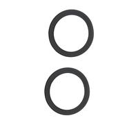 ibasenice 2pezzi Anello Silenzioso Per Sax Silicone Smorzatore Di Rumore Per Saxofono e Tromba Nero Protezione Leggera e Duratura Per Praticare Senza Disturbare