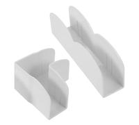 ibasenice 2pezzi Basetta Stabilizzatrice Per Cancelletto Bimbo in Plastica Accessorio Antiscivolo e Resistente Per Supporto Robusto Compatibile Con Recinti Per Ragazzo Ragazza Ragazza Di