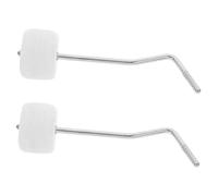ibasenice 2pezzi Battente Per Grancassa Feltro Per Pedale Batteria Accessorio Strumento Percussione Resistente e Pratico