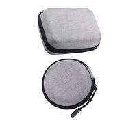 ibasenice 2pezzi Borsa Porta Microfono in Eva per Riporre Ricevitore Auricolari Custodia Organizer per Cavi USB Audio e Cuffie Pratica per Zaino o Valigia