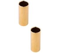 ibasenice 2pezzi Brass Guitar Slide Per Chitarra Elettrica Bottleneck Slider Ottone Per Chitarra e Basso Accessorio Per Musicisti e Appassionati