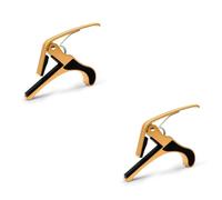 ibasenice 2pezzi Capo Per Chitarra Elettrica e Acustica Di Dorata Compatto e Portatile Per Cambiare Facilmente La Tonalità Della Musica