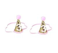 ibasenice 2pezzi Cappello Di Compleanno Per Palla Di Decorazioni Festive Per Terzo Compleanno Accessorio Fotografico Divertente