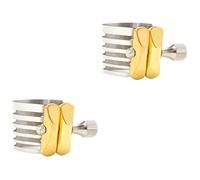 ibasenice 2pezzi Clip Per Ancia Saxofono Acciaio Inossidabile Accessorio Professionale Per Migliorare La Chiarezza Del Suono e La Stabilità Intonazione Design Elegante e Resistente Per Sax