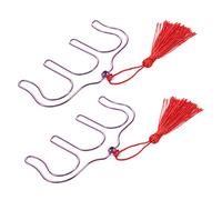 ibasenice 2pezzi Clip Per Spartiti Musicali Metallo Con Frange Per Libri Musicali Note e Quaderni Pratico Porta Spartiti Per Chitarra e Pianoforte