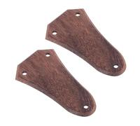 ibasenice 2pezzi Coperture per Truss Rod in Legno Grezzo Forma di Campana per Chitarra Elettrica Basso Elettrico Ukulele Ricambio Accessori per Chitarra