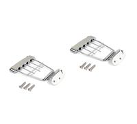 ibasenice 2pezzi Corde Regolabile Tailpiece Per Chitarra Archtop Con Viti Pont Sostituzione Spaziatura Facile Da Installare Compatibile Con Chitarre Jazz e Bass Guitar