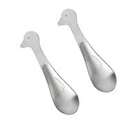 ibasenice 2pezzi Cucchiai Inossidabile Per Design Animato e Mischiare Utensili Creativi Per e Divertenti