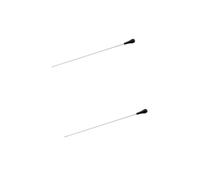 ibasenice 2pezzi Da Direzione Legno Massello Professionale Per Concerti Musicali Manico Forma Di Comodo e Leggero Per Direttori Orchestra e Insegnanti Nero