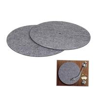 ibasenice 2pezzi Felt Slipmat Per Antivibrazione Per Record Design Antiscivolo Per Stabilità