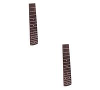 ibasenice 2pezzi Fretboard for Concert Ukulele High-strength Elegant Design for Guitar Neck Replacement and Ukulele Accessories
