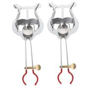 ibasenice 2pezzi Lyre Leggera Per Tromba e Clarinetto Per Da Marcia Clip Per Strumenti Pratico e