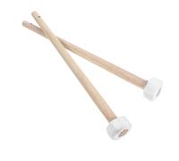 ibasenice 2pezzi Mazzuola Legno Per Gong Strumento Percussione Con Manico Comodo e Design Ergonomico Accessori Per Celebrazioni e Eventi Musicali