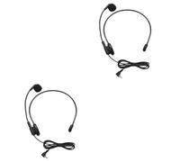 ibasenice 2pezzi Microfono Auricolare Per Insegnanti e Guide Turistiche Design e Compatibile Suono Cristallino e Amplificazione Efficiente Per Conferenze e Lezioni