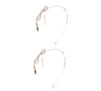 ibasenice 2pezzi Microfono Indossabile Testa Con Gancio Per Orecchio Microfono Direzionale Xlr Pin Per Amplificatori E Insegnanti Design Leggero E Comodo Adatto Per Performances E Attività Didattiche