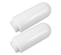 ibasenice 2pezzi Paralume in Acrilico Bianco Globo con Vite Coprilampada Sostitutivo per Lampade da Esterno per Giardino Patio e Veranda Design Elegante e Facile da Installare