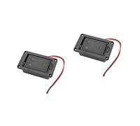 ibasenice 2pezzi Portabatteria Per Chitarra Custodia Pratica e Compatta Per Batteria Accessori Per Musicisti Facile Da Installare e Sostituire