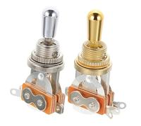 ibasenice 2pezzi Selettore di Pickup per Chitarra Elettrica Vie in Metallo Parte di Chitarra per Selezione di Suono Piccolo e Resistente Facile da Installare e Sostituire