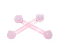 ibasenice 2pezzi Serrature Di Sicurezza Per Ragazzo Ragazza Forma Di Orso Facili Da Installare Protezione Per Armadi e Rosa Accessori Per Ragazzo Ragazza e Infanti