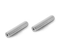 ibasenice 2pezzi Solid Stainless Steel Tone Bar Per Chitarra Hawaiian Slide Acciaio Inossidabile Argento Misura Per Musicisti Di Pedal Steel e Dobro