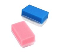 ibasenice 2pezzi Spazzola per Massaggi Sensoriali Spugna per Allenamento Sensoriale per Ragazza e Ragazza Promuove la Circolazione e Allevia Prurito Leggera e Portatile per Colore Casuale