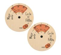 ibasenice 2pezzi Strumento Melodico Ruota Della Quinta Per Musicisti Accessorio Compatto Per Strumenti Musicali Design Elegante e Portatile