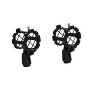 ibasenice 2pezzi Supporto Microfono Antivibrazione Con Angolare Per Registrazione e Streaming Riduce Rumori Di Fondo e