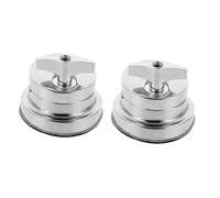 ibasenice 2pezzi Supporto Per Gambe Di Batteria Base Materiale Resistente Accessorio Per Strumenti Musicali Compatibile Con Vari Modelli Di Batteria