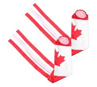 ibasenice 2pezzi Svendita di Maniche Vento per Esterni Decorazione per Maniche Vento Delicate Bandiera Decorativa per Uso Domestico in Canada Decorazioni per Giardino