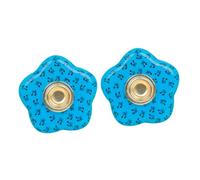 ibasenice 2pezzi Tappetino Antiscivolo Per Violoncello Cuscinetto Professionale Design Compatto e Leggero Accessorio Per Musicisti e Amanti Del Colore Blu