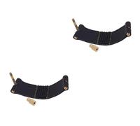 ibasenice 2pezzi Tenore Sax Clip Nero Con Testa Di Flauto Incisa Accessorio Per Stabilizzare Tubo Facile Da Installare e Rimuovere Per Iniziare e Migliorare Le Performance Musicali