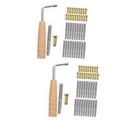 ibasenice 2sets Accessori Per Arpa Lyra Di Chiodi Per Corde Punte Di Ricambio e Chiave Di Accordatura Articoli Professionali Per Musicisti
