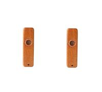 ibasenice 2sets Kazoo Musicale Legno Per Chitarra e Ukulele Strumento Facile Da Suonare Per Tutte Le Età Compatto e Leggero Vivaci Per Insegnamento Musicale Ai