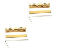 ibasenice 2sets Nut Per Corde Metallo Per Strumenti Musicali Accessori Per Chitarra e Basso Con Miglioramento Del Suono e Stabilità Durante Gioco